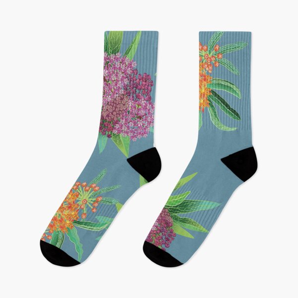 Item preview, Swamp Milkweed and Butterfly Weed (Blue Vertical) designed and sold by Jedi-Artist.