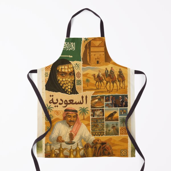 Item preview, Vintage Collage of Saudi Culture – Identity, Heritage and Traditions designed and sold by NorthernDk_art .