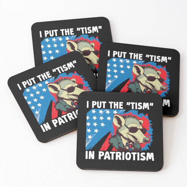 Artikelvorschau, Ich habe den Tismus in Patriotismus gebracht USA Flagge Opossum entworfen und verkauft von cori-vail.