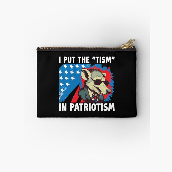 Artikelvorschau, Ich habe den Tismus in Patriotismus gebracht USA Flagge Opossum entworfen und verkauft von cori-vail.