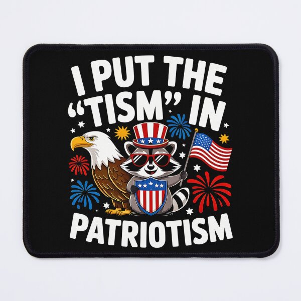 Item preview, Funny Autism Patriotism Eagle Shirt I Put The Tism In Patriotism designed and sold by cori-vail.