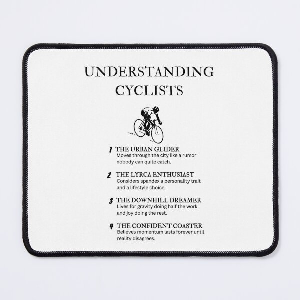 Item preview, Cyclist Comedy Graphic Design designed and sold by PsyFlow35.