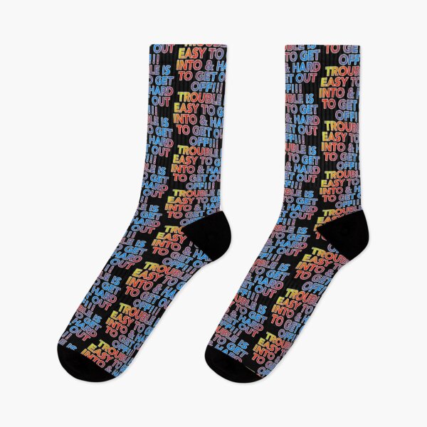Item preview, Trouble Is Easy To Get Into And Hard To Get Out Off designed and sold by ZooStateofMind.