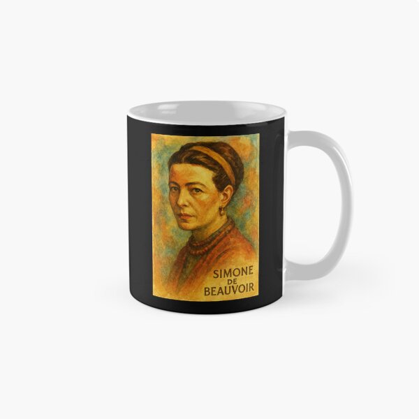 Item preview, Simone de Beauvoir designed and sold by Sarcastic designs.