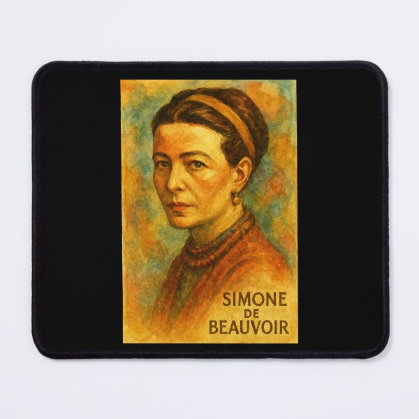 Item preview, Simone de Beauvoir designed and sold by Sarcastic designs.