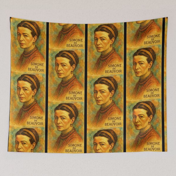 Item preview, Simone de Beauvoir designed and sold by Sarcastic designs.