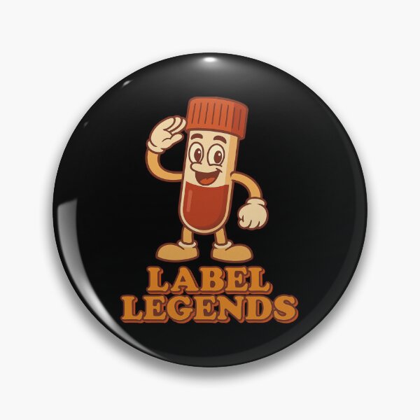 Item preview, Funny Phlebotomist Label Legends Cute Cartoon Design designed and sold by Virelo.