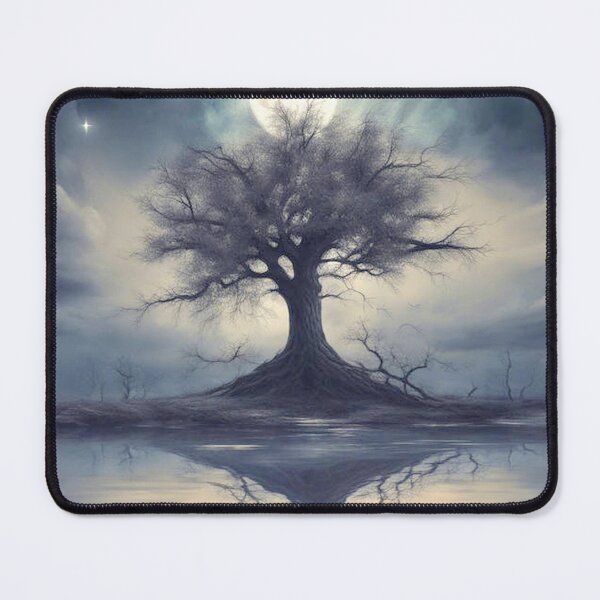 Item preview, Tree by the lake designed and sold by blackwhiteblue.