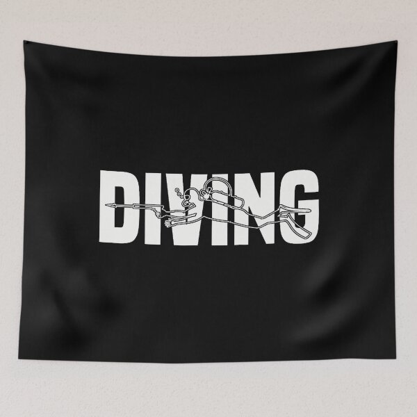 Item preview, Divers Scuba Diving Mask Snorkel Fins For Men And Women Tee designed and sold by TeresaLaurie.