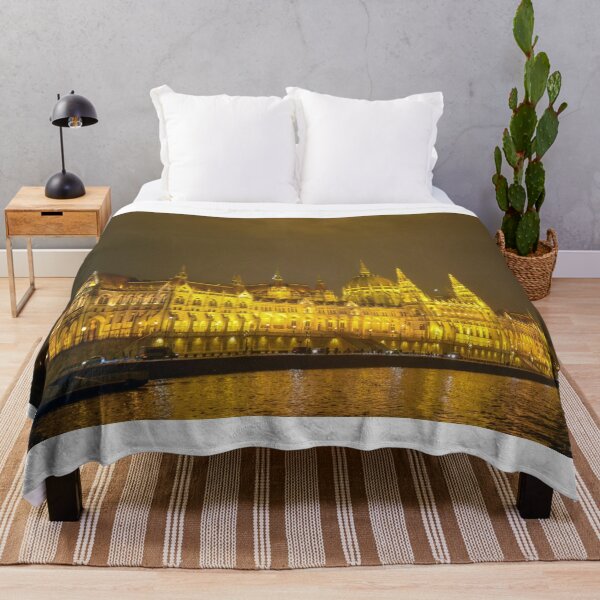 Item preview, Night View, Hungarian Parliament, Budapest, Hungary, Side View designed and sold by Catherine Sherman.