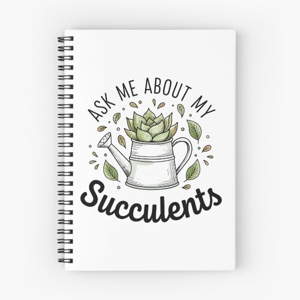 Item preview, Succulent watering can saying green plants statement designed and sold by Fuechse.