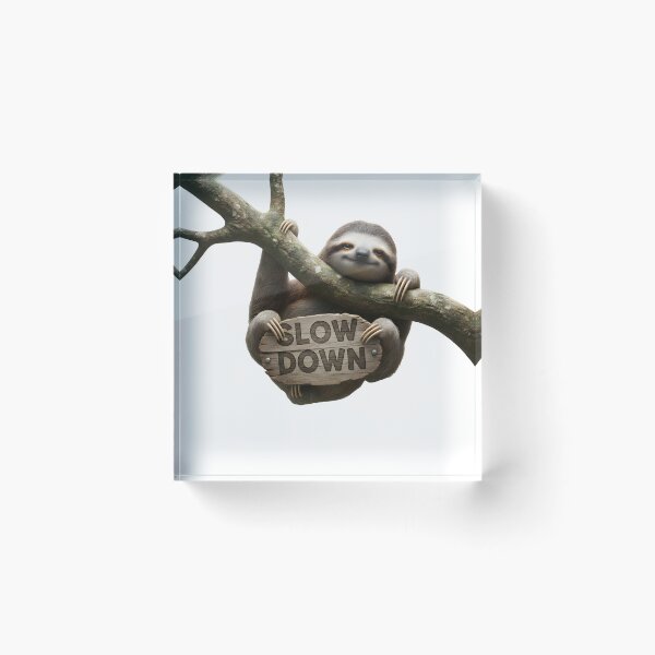 Item preview, Sloth "Slow Down" - Relaxed through the day designed and sold by Fuechse.