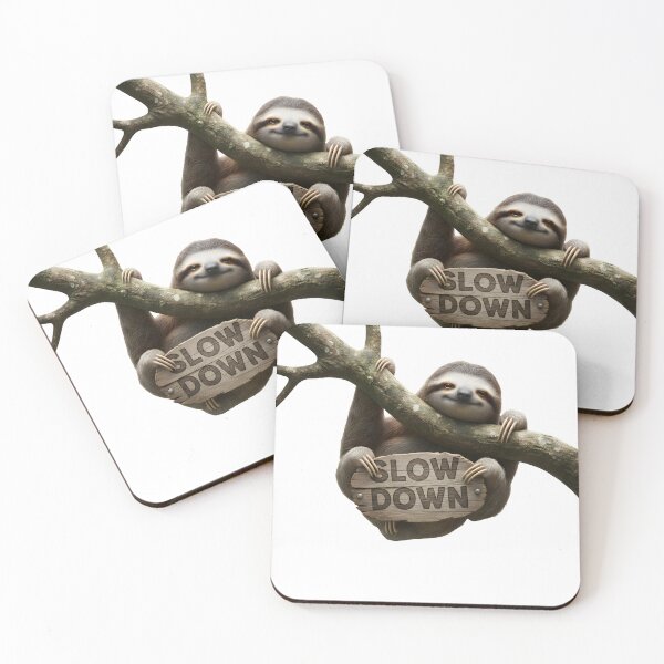 Item preview, Sloth "Slow Down" - Relaxed through the day designed and sold by Fuechse.