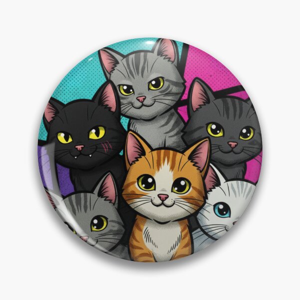 Item preview, Cats in Pop Panel designed and sold by Sauartsy.