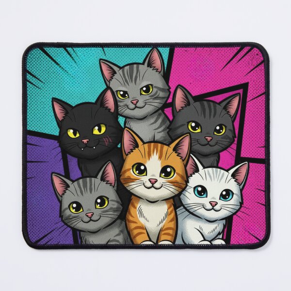Item preview, Cats in Pop Panel designed and sold by Sauartsy.