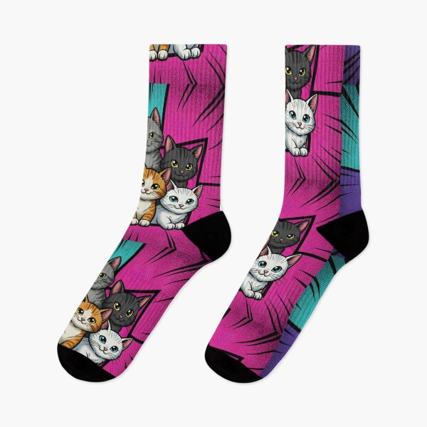 Item preview, Cats in Pop Panel designed and sold by Sauartsy.