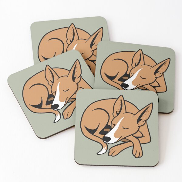 Item preview, Cute retro dogs - Podenco - Hound designed and sold by ellealsopaints.