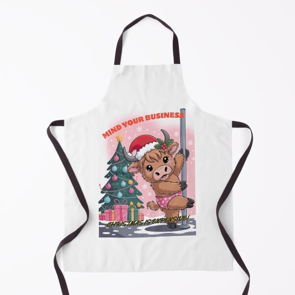 Item preview, Quirky Christmas cow design designed and sold by Chubbyunicorncreations.