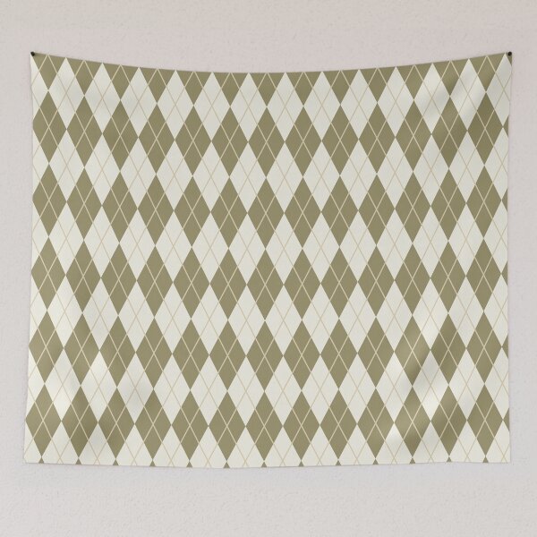 Item preview, Christmas 2025 Argyle-light green designed and sold by Willow & Grace Designs.