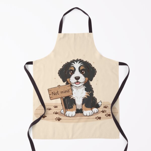 Item preview, Cute Dog Lying Challenge – Bernedoodle “That’s Not My Paw Print” Funny Dog Challenge designed and sold by The Real Life Symphony.