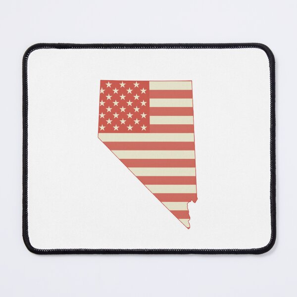 Item preview, Nevada USA Flag Silhouette – Stars and Stripes State Outline designed and sold by Paper Drip.