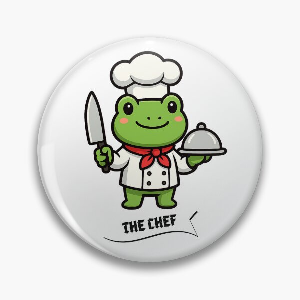 Item preview, Funny Chef Character – Cute Cartoon Cooking Sticker designed and sold by Slaivarart.