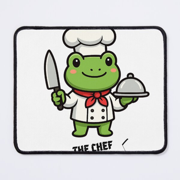 Item preview, Funny Chef Character – Cute Cartoon Cooking Sticker designed and sold by Slaivarart.
