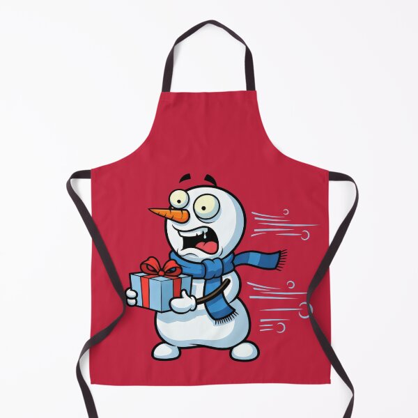 Item preview, Funny Scared Snowman Christmas Gift designed and sold by Animepic222.