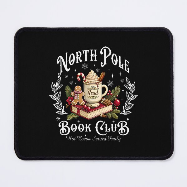 Item preview, North Pole Book Club Reading Bookworm Christmas Book Lover designed and sold by JanetCarolyn.