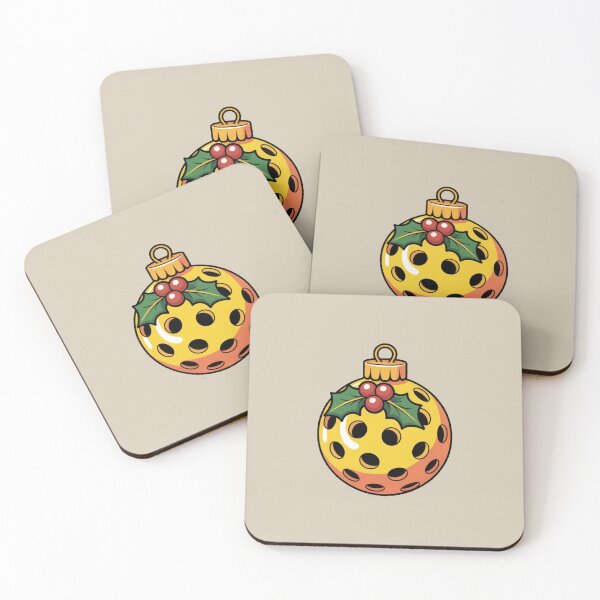 Item preview, Merry Christmas Pickleball Ball Xmas designed and sold by Prints-by-Olaf.