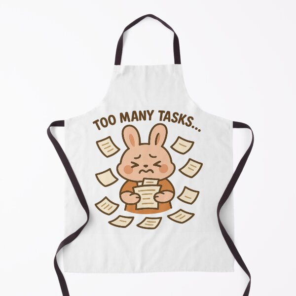 Item preview, Kawaii Bunny Overwhelmed Meme designed and sold by kimkosovo.