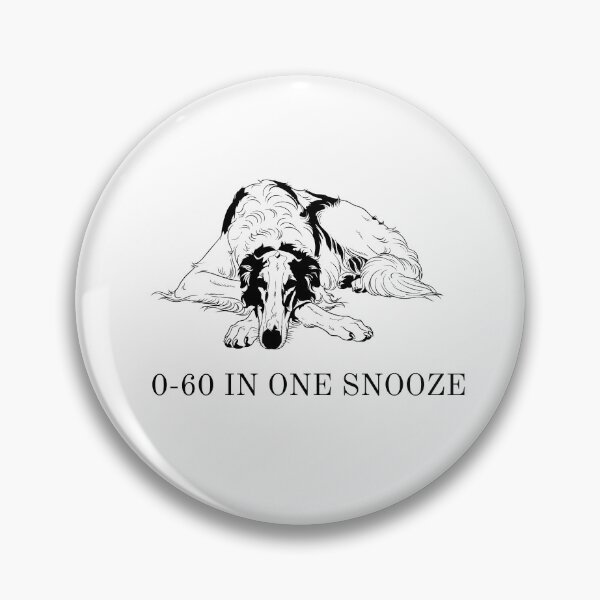 Item preview, Borzoi 0–60 in One Snooze – Funny Sighthound Speed & Nap Design designed and sold by Panoramax.