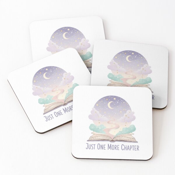 Item preview, Just One More Chapter Mug - Funny Book Lover Gift Sticker designed and sold by GeniePixel.