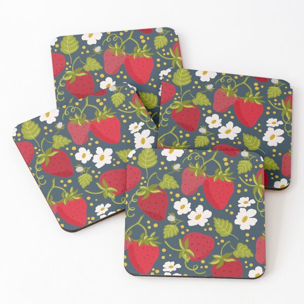 Item preview, Summer Strawberries - Pattern designed and sold by Willow & Grace Designs.