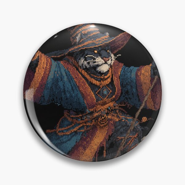 Item preview, Tiger Monk Pixel Art designed and sold by Kaos-Bit.