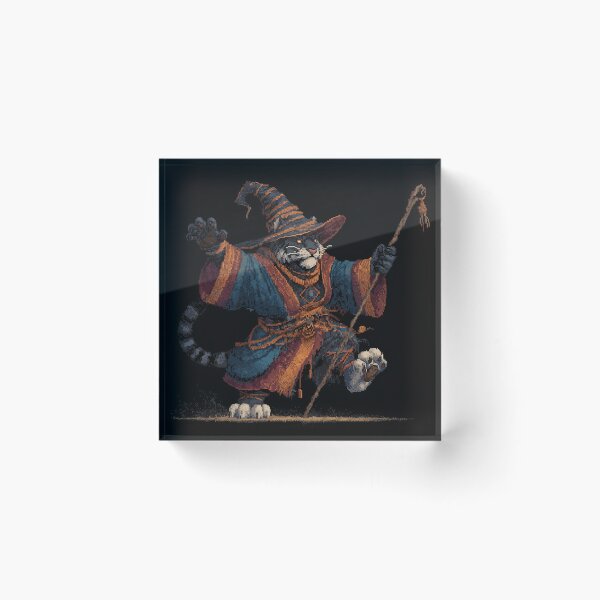 Item preview, Tiger Monk Pixel Art designed and sold by Kaos-Bit.