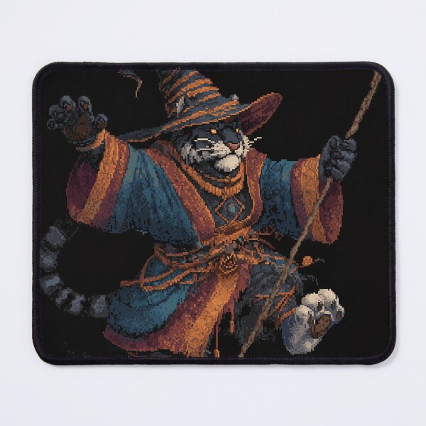 Item preview, Tiger Monk Pixel Art designed and sold by Kaos-Bit.