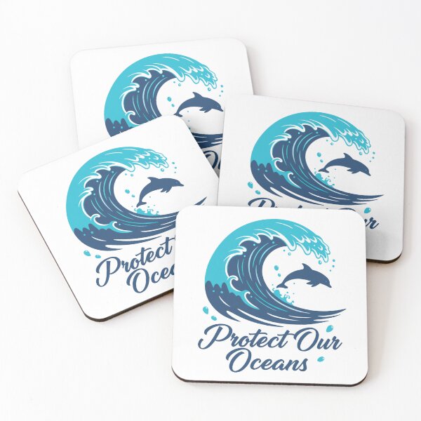 Item preview, Big wave, dolphin, protection of our oceans designed and sold by Fuechse.