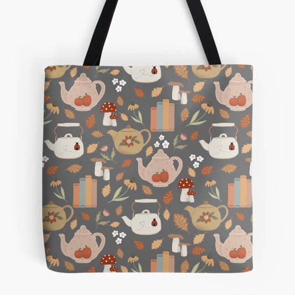 Item preview, Tea and Falling Leaves designed and sold by Willow & Grace Designs.