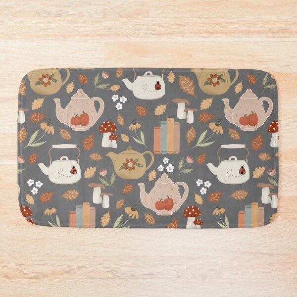Item preview, Tea and Falling Leaves designed and sold by Willow & Grace Designs.