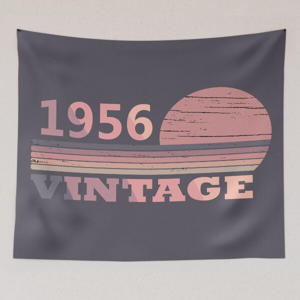Item preview, Born in 1956 vintage funny 70th birthday gift designed and sold by Alexaltay.
