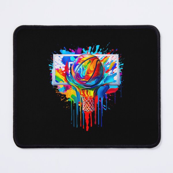 Item preview, Colorful Basketball Ball Tie Dye Splatter Slam Dunk Hoop Net designed and sold by MarianMartha.