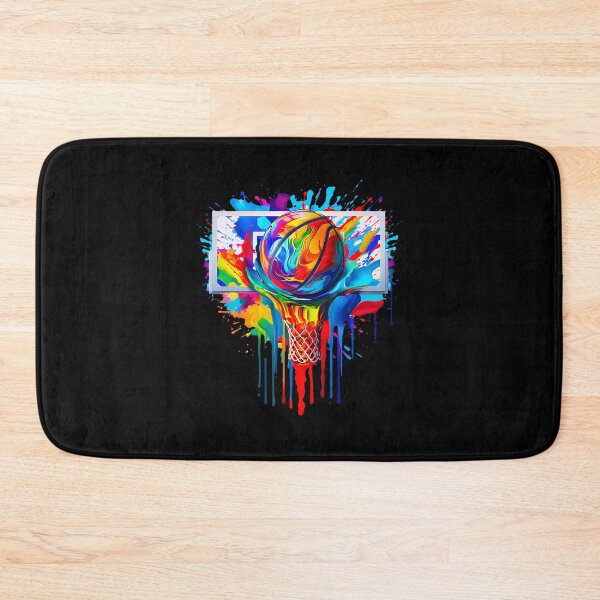 Item preview, Colorful Basketball Ball Tie Dye Splatter Slam Dunk Hoop Net designed and sold by MarianMartha.