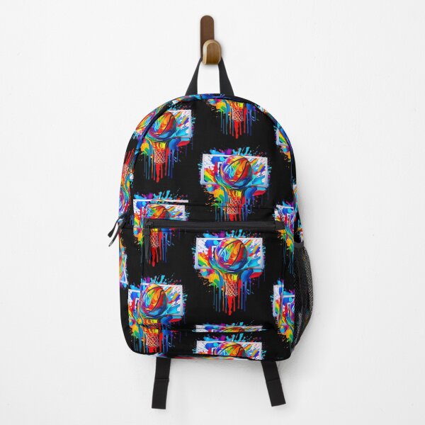 Item preview, Colorful Basketball Ball Tie Dye Splatter Slam Dunk Hoop Net designed and sold by MarianMartha.
