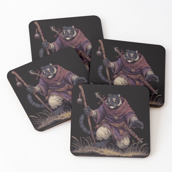 Item preview, Tiger Wizard Pixel Art designed and sold by Kaos-Bit.