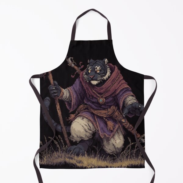 Item preview, Tiger Wizard Pixel Art designed and sold by Kaos-Bit.
