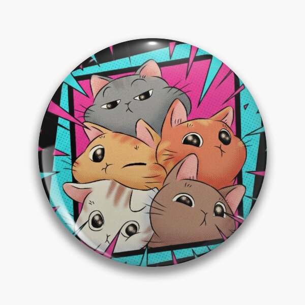 Item preview, Cats in Explosive Pop Panel designed and sold by Sauartsy.
