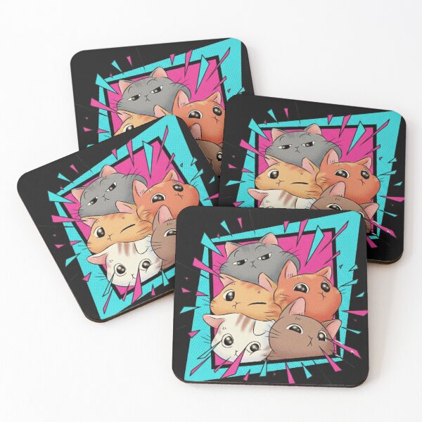 Item preview, Cats in Explosive Pop Panel designed and sold by Sauartsy.