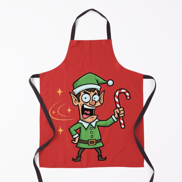Item preview, Crazy Angry Christmas Elf Cartoon designed and sold by Animepic222.