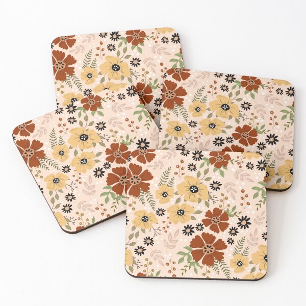 Item preview, Vintage Fall Floral Pattern designed and sold by Willow & Grace Designs.